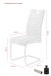 Freischwinger >ULLA S< (4er-Set) bis 140kg, Vintage Anthrazit - 43x98x59 (BxHxT)