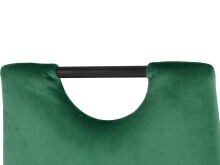 4-Fußstuhl >Milano< (4er-Set) in Grün, Samt - 42x98x53cm (BxHxT)
