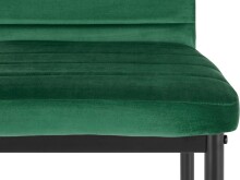 4-Fußstuhl >Milano< (4er-Set) in Grün, Samt - 42x98x53cm (BxHxT)