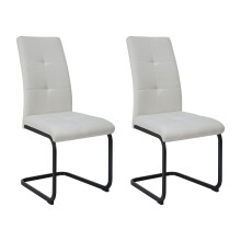Freischwinger >Chicago< (2er-Set) in Creme-weiss,...