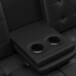 Schlafsofa >Manchester< 3-Sitzer aus PU-Kunstleder, Schwarz - 191x81x91 (BxHxT)