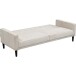 Schlafsofa >Aarhus< in Creme, Cord - 213x81x86cm (BxHxT)