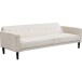 Schlafsofa >Aarhus< in Creme, Cord - 213x81x86cm (BxHxT)