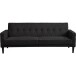 Schlafsofa >Aarhus< in Anthrazit, Cord - 213x81x86cm (BxHxT)