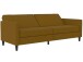 Schlafsofa >Palermo< in Leinenoptik, Curry - 207x86x86 (BxHxT)