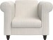 Loungesessel >Firenze II< Relaxfunktion, Cord creme-weiß - 111x83x87cm (BxHxT)