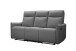 3-Sitzer >Lübeck< Relaxfunktion, in Grau, Stoff - 180x120x86cm (BxHxT)