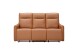 3-Sitzer >Lübeck< Relaxfunktion, in Braun, Polyurethan - 180x120x86cm (BxHxT)