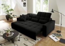 Big-Sofa >Maggy< inkl. Verstellungen, Curio schwarz...