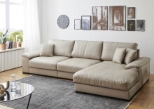 Polsterecke >Anselm< in beigebraun, Vega -...