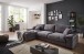 Polsterecke >Anselm< in grau, Cord Hydra - 321x90x177cm (BxHxT)