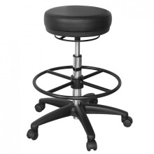 Stehhilfe >SPM1.278< Arbeitshocker in Schwarz - 88x60cm (HxD)