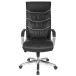 Chefsessel >SPM1.163< in Schwarz, Echtes Leder - 70x126x70cm (BxHxT)