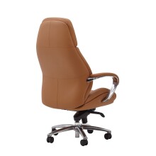 Gaming-Stuhl >SPM1.436< 120kg, Leder Caramel - 67x137x67cm (BxHxT)