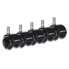 Stuhlrolle >SPM1.978< (5stk) Universalrollen, in...