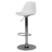 Barhocker >KORSIKA< in Weiß - 40x104x40cm (BxHxT)