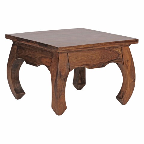Beistelltisch >WL1.221< in Sheesham, Massivholz - 60x40x60cm (BxHxT)