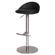 Barhocker >WL1.281< in Schwarz - 43x90x43cm (BxHxT)