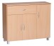 Sideboard >SETE< in Buche Dekor, Holzwerkstoff - 90x75x30cm (BxHxT)