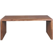 Schreibtisch >BOHA< in Sheesham, Massivholz - 120x76x60cm (BxHxT)