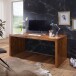 Schreibtisch >BOHA< in Sheesham, Massivholz - 160x76x80cm (BxHxT)