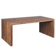 Schreibtisch >BOHA< in Sheesham, Massivholz - 180x76x90cm (BxHxT)