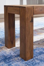 Sitzbank >MUMBAI< in Sheesham, Massivholz - 180x45x35cm (BxHxT)