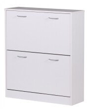 Schuhkipper >KIEL< in Weiß - 24x87x75cm (BxHxT)