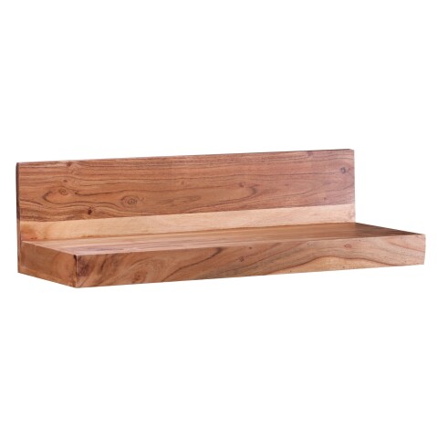 Wandboard >MUMBAI< in Akazie, Massivholz - 60x17x23cm (BxHxT)