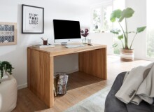 Schreibtisch >BOHA< in Akazie, Massivholz - 160x76x80cm (BxHxT)