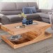 Couchtisch >BOHA< in Akazie, Massivholz - 118x38x70cm (BxHxT)