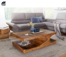 Couchtisch >BOHA< in Akazie oder Sheesham,...