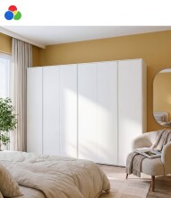 Drehtürenschrank >LISSON< in 3 Farben...