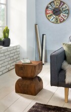 Beistelltisch >WL1.562< in Sheesham, Massivholz. -...