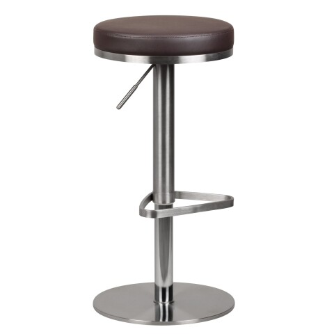 Barhocker >WL1.612< in Braun - 82x38cm (HxD)