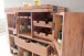 Barschrank >WL1.736< in Akazie, Massivholz - 65x91x50cm (BxHxT)