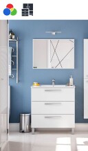 Badezimmer-Set >ATHENA< in verschiedene Farben und...