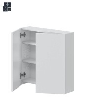 Hängeschrank >DESTAL< 2 Böden, in...