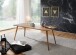 Esstisch >REPA< in Sheesham, Massivholz - 160x76x80cm (BxHxT)