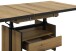 Couchtisch >Noah< mit Funktionen, Eiche Dekor, Schubkasten - 110-150x54-73x70cm (B/H/T)