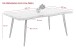 Baumkantentisch >GABI< in Wildeiche Dekor, Holzwerkstoff (MDF) - 180x76x100 (BxHxT)