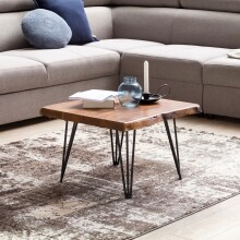 Couchtisch >WL5.204< in Sheesham, Massivholz /...