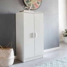 Schuhschrank >WL5.269< in Weiß, Holzwerkstoff...
