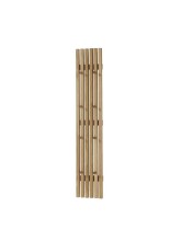 Garderoben-Set >Albany< (4-teilig) in Eiche geölt - 120x170x35 (BxHxT)