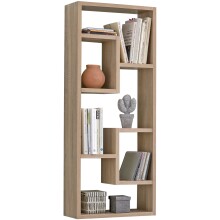Wandregal >WL5.333< in Sonoma Eiche Dekor, Holzwerkstoff - 36x90x15cm (BxHxT)