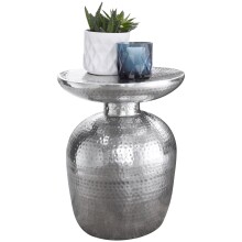 Beistelltisch >WL5.442< in Silber, Aluminium -...