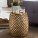 Beistelltisch >WL5.450< in Goldfarbig, Aluminium - 42x32cm (HxD)