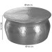 Couchtisch >WL5.454< in Silber, Aluminium - 30x60cm (HxD)