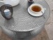 Couchtisch >WL5.454< in Silber, Aluminium - 30x60cm (HxD)