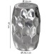 Beistelltisch >WL5.475< in Silber, Aluminium - 47x30cm (HxD)